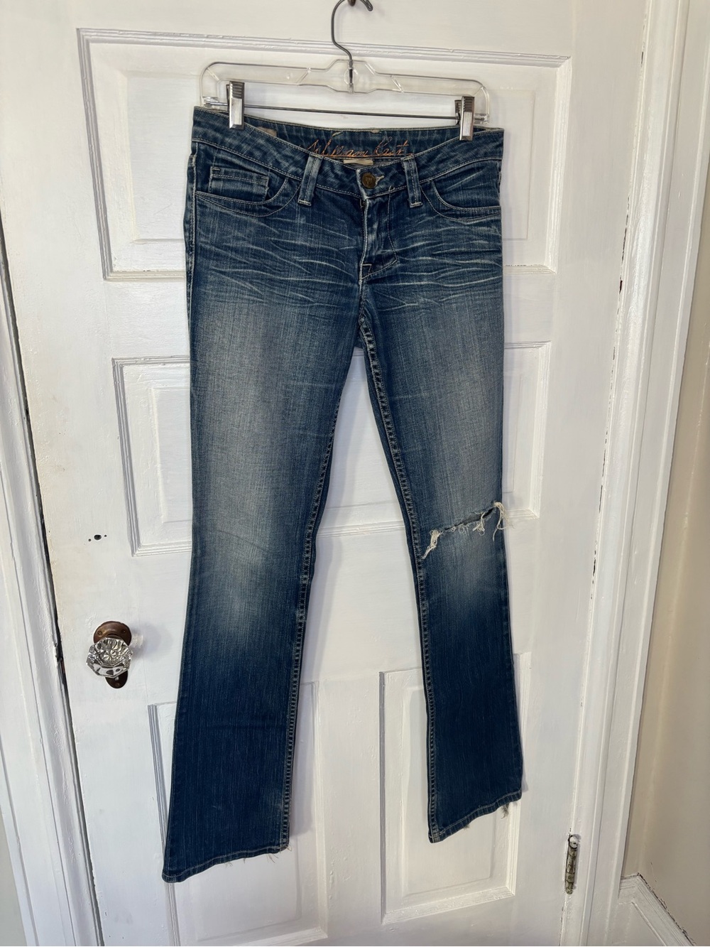 William Rast Sadie Straight Leg Distressed Jeans